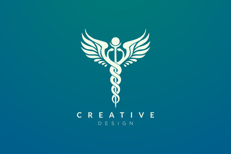 Vector design Symbol of world medical health with a minimalist and modern form