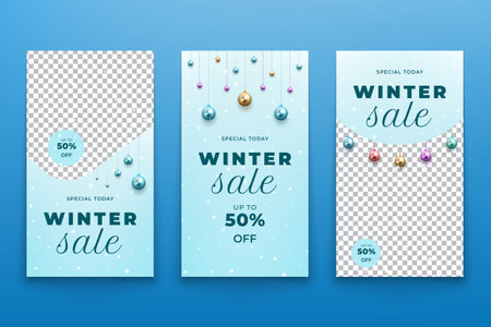 collection of winter Christmas sale  stories