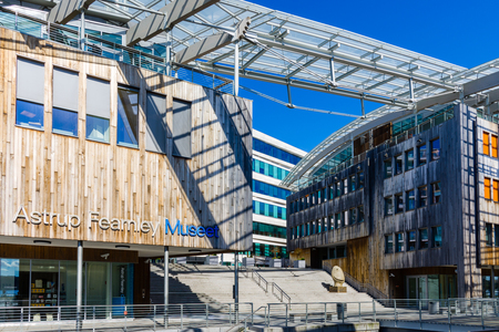 OSLO, NORWAY - APRIL 26, 2018: The Astrup Fearnley Museum of Modern Art in Oslo. Norwayのeditorial素材