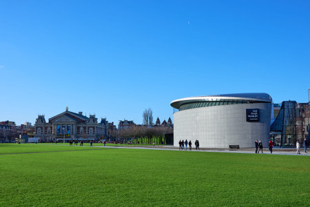 AMSTERDAM, NETHERLANDS - December 4, 2015: Van Gogh Museum in Amsterdam