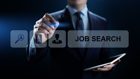 Job search hiring recruitment send CV resume business concept.の写真素材