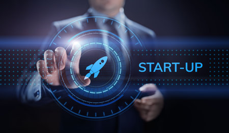 Business start up Venture investment business and development concept.