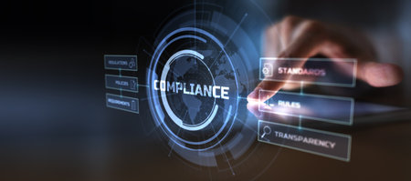 Compliance Standards and Transparency with Regulations Policies and Rules.の写真素材