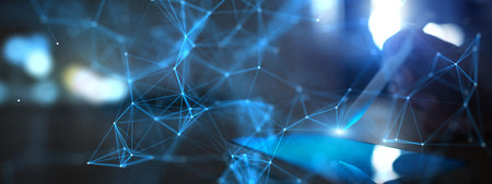 Abstract Visualization of Neural Network Connections on Touch Device Interface.