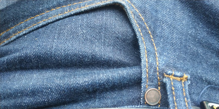 View zoom jeans with repeat fashion spikes