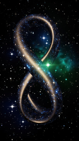 Blue and dark galaxy UHD wallpaperの素材