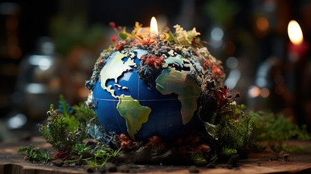 Problems arising from global warming UHD wallpaperの素材
