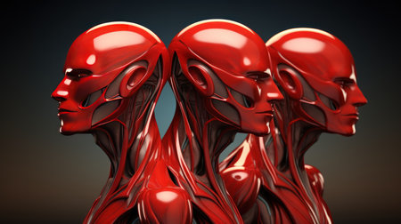 Red face UHD wallpaperの素材