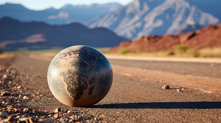 Earth on dry ground UHD wallpaperの素材