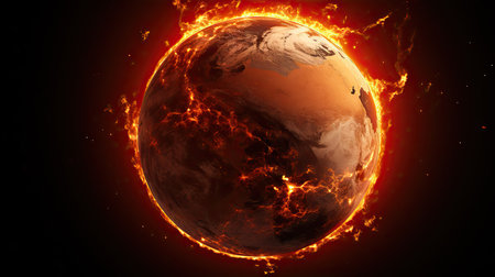 Earth warming UHD wallpaperの素材