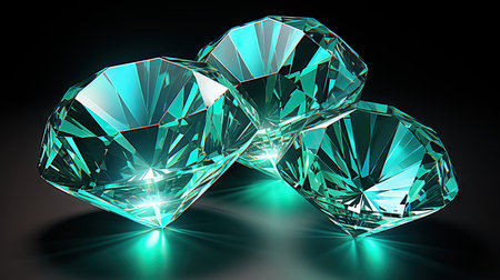 Blue colour diamond UHD wallpaperの素材