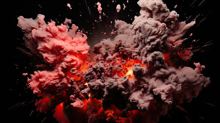 Explosion cut out UHD wallpaperの素材