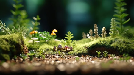 Forest landscape UHD wallpaperの素材