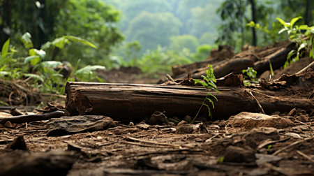 Forest landscape UHD wallpaperの素材