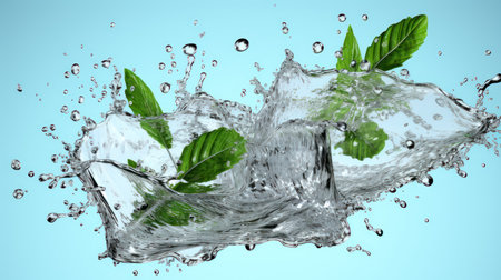 Fresh green leaves UHD wallpaperの素材