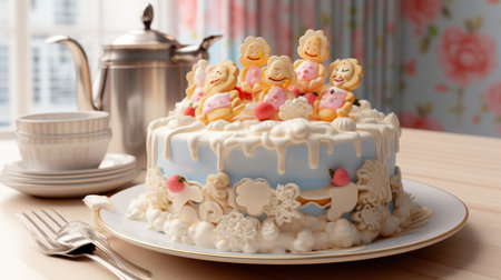 Birthday cake UHD wallpaperの素材