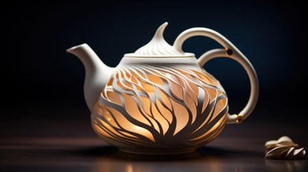 A beautiful coffee pot UHD wallpaperの素材