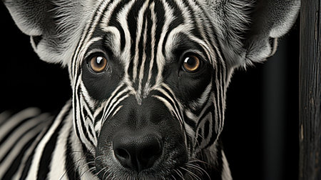 Realistic Render art work with black and white (UHD Wallpaper)の素材
