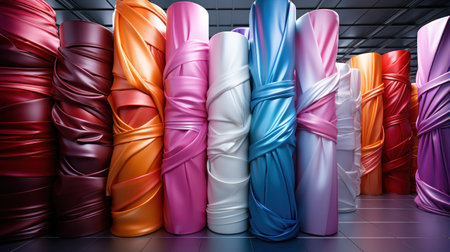 Column made out of wrapping UHD wallpaperの素材