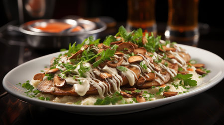 Creamy rich risotto with visible mushroom.UHD wallpaperの素材