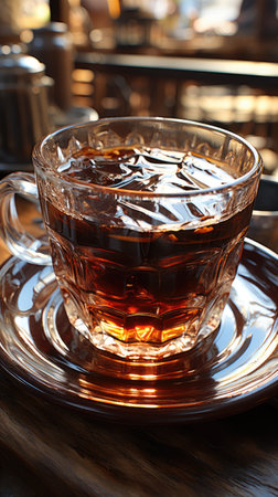 Cup of iced coffe UHD wallpaperの素材