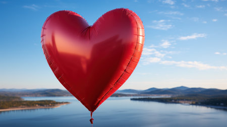 A heart shaped ballons UHD wallpaperの素材