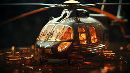 A helicopter UHD wallpaperの素材