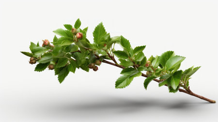 Green Tree Branch Isolated UHD Wallpaperの素材