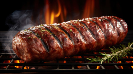 Grill sausages Chicken Beef UHD Wallpaperの素材