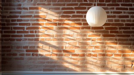 hanging white lamp with shadow on vintage UHD Wallpaperの素材