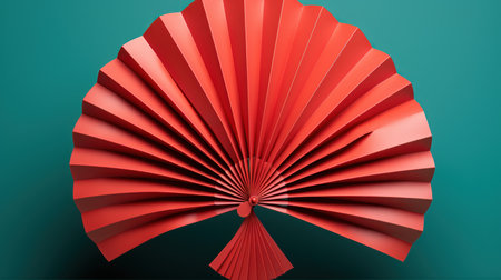 Bit Red Chines Fan UHD Wallpaperの素材