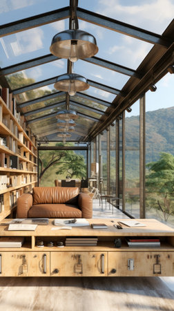 coastal home hallway inspired (UHD Wallpaper)の素材