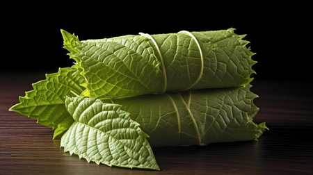 A bunch of green tobacoo leaves UHD wallpaperの素材