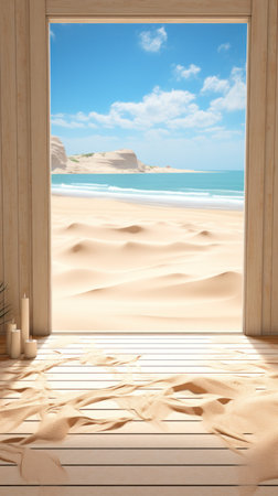 Realistic Render art work with black and white (UHD Wallpaper)の素材