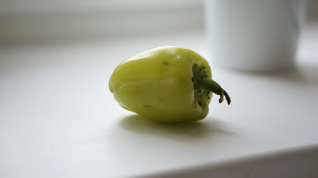 green bell pepperの写真素材