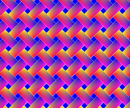 Multicolor or colorful checked designed wallpaper abstract for residential interiors printingの写真素材