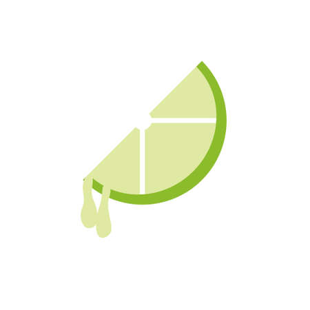 liquid lemon logo isolated on whiteのイラスト素材