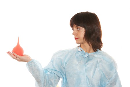 Doctor with a pearの写真素材