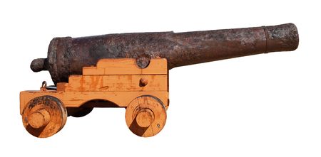 isolated cannonの写真素材