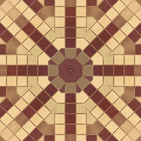 Rosette at height sides
