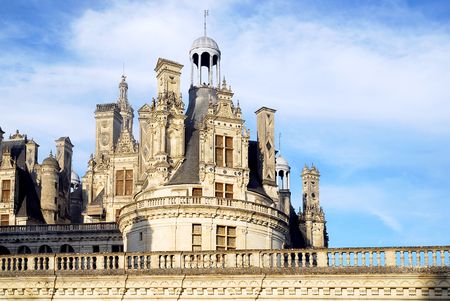 Castle of Chambord in Franceの写真素材