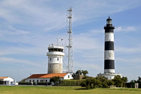 Lighthouse of Chassiron in Franceの写真素材