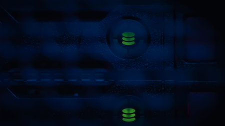 Advanced modern computer data center server racks