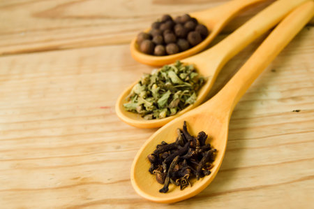 healthy natural herbs and spices