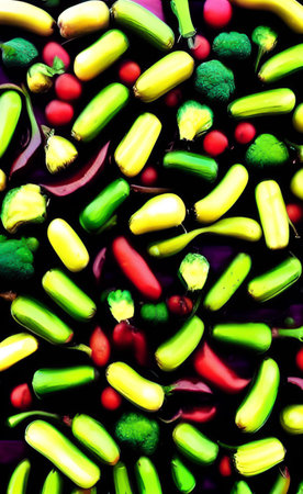 Fishing baits and lures on black background, top view