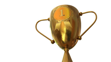 First Place Gold Award 3D Illustrationの写真素材