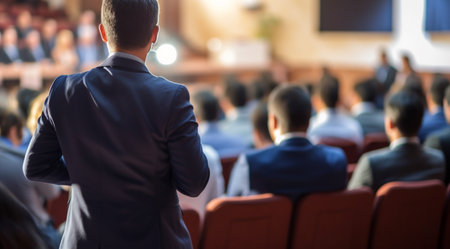 Business and entrepreneurship symposium Speakerの素材