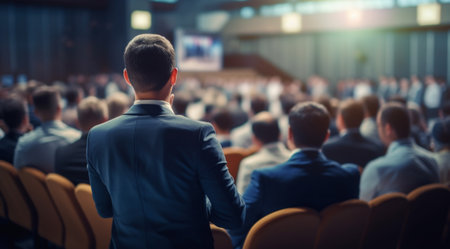 Business and entrepreneurship symposium Speakerの素材