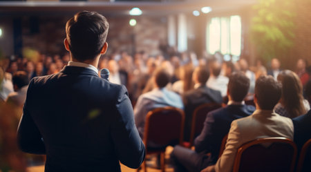 Business and entrepreneurship symposium Speakerの素材