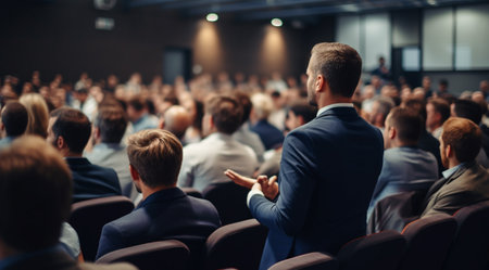 Business and entrepreneurship symposium Speakerの素材